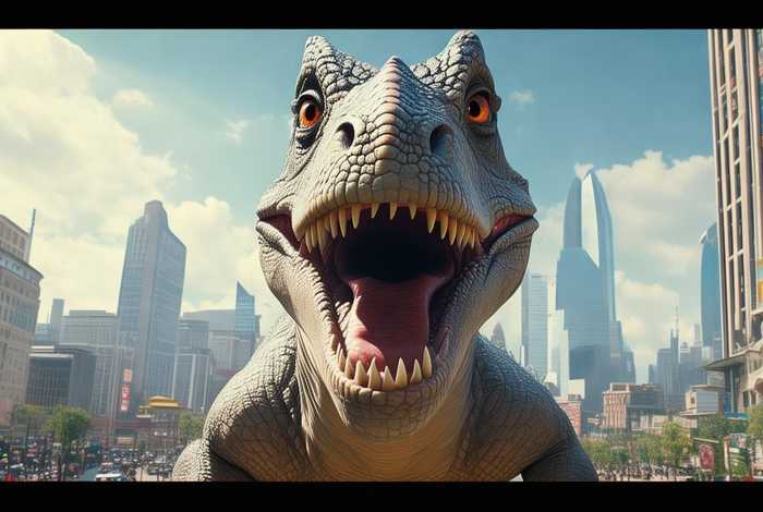 城里来了大恐龙故事表演、城里来了大恐龙故事表演视频