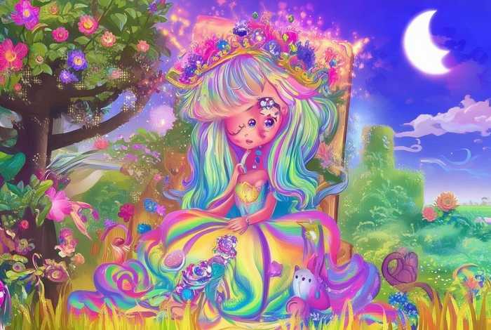 彩虹公主儿童睡前故事 我要听彩虹公主的故事