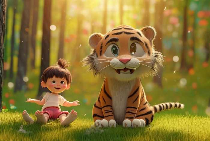 儿童讲老虎拔牙故事（老虎拔牙的故事视频幼儿园）