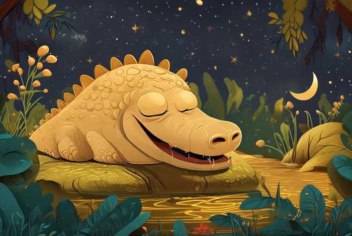 儿童鳄鱼故事睡前故事 鳄鱼的睡前故事