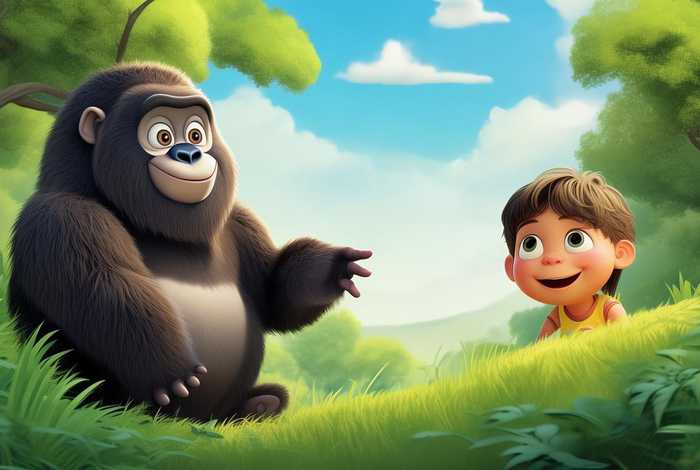 大猩猩的故事3-6岁儿童必读绘本、关于大猩猩的绘本故事