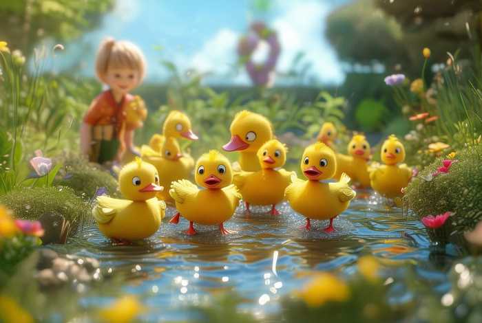 儿童鸭子故事；鸭子故事幼儿
