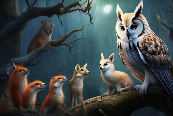 动物隐身小妙招故事、动物隐身小妙招故事大全