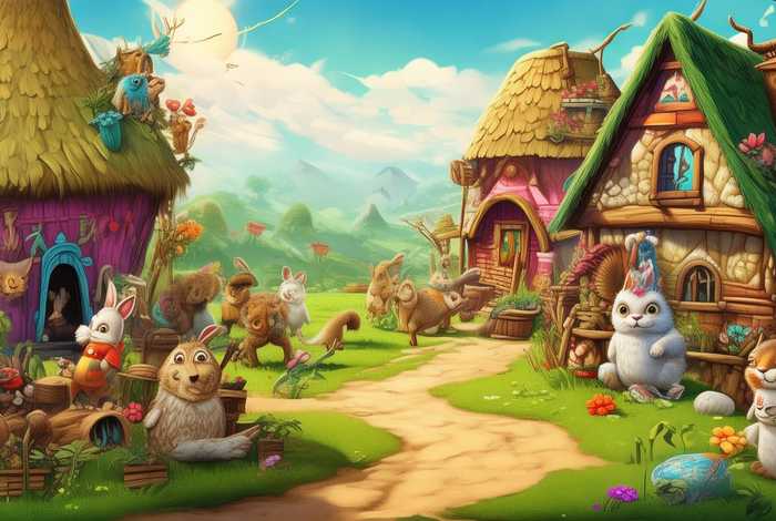 动物新村建构游戏（建构游戏动物新村教案）