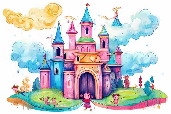 安徒生童话城堡儿童画 安徒生童话城堡儿童画怎么画