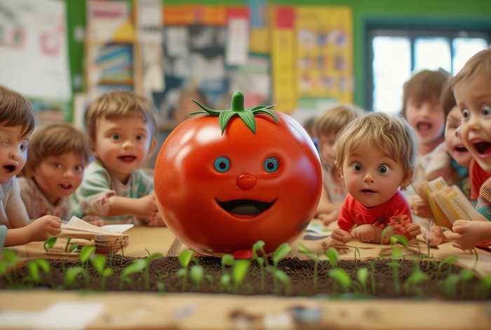 儿童讲茄子的成长故事，关于茄子的幼儿园课程故事