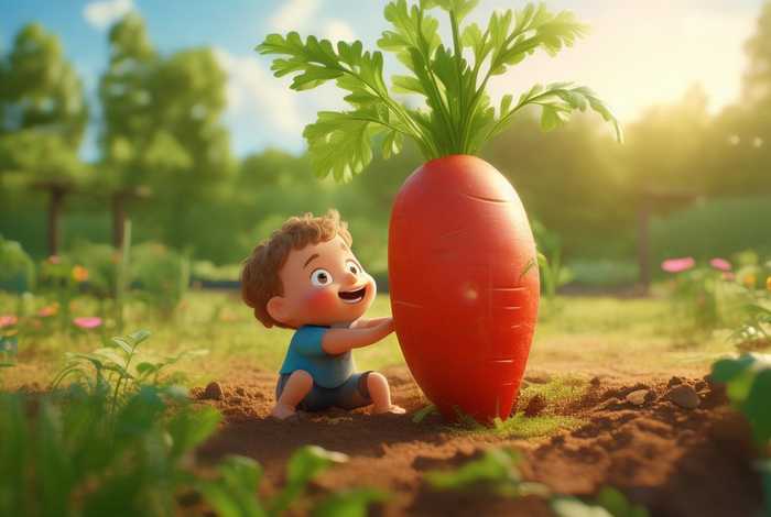 宝宝故事拔萝卜；3岁宝宝故事拔萝卜