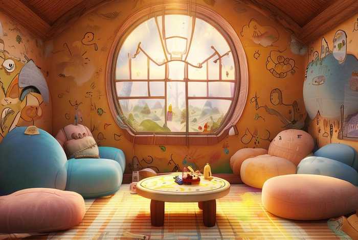 儿童讲故事背景图片（幼儿讲故事背景图片）