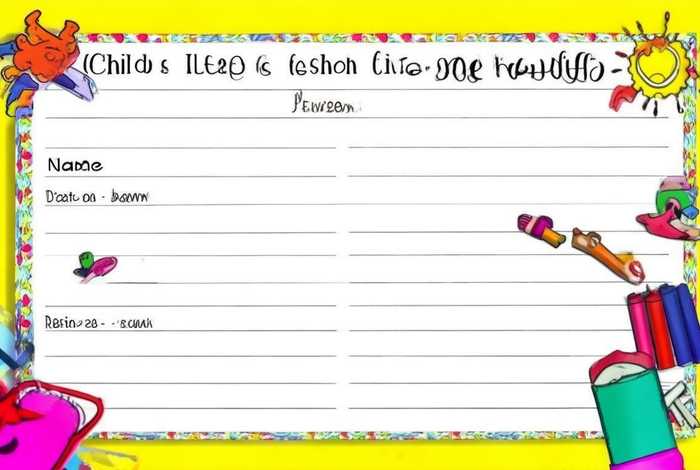 儿童请假条模板 儿童请假条模板怎么写