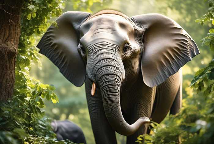 大象的鼻子用途真大、大象的鼻子用途真大呀作为开头结尾看图写话