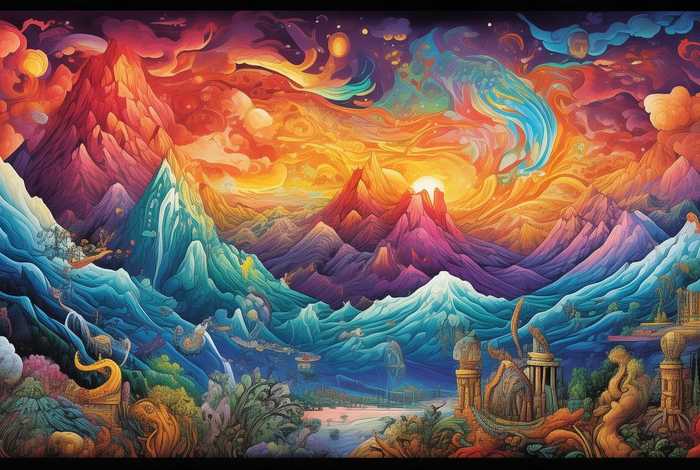 彩绘故事，彩绘故事山海报展