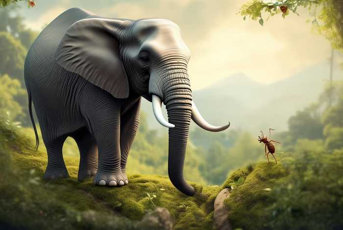大象和蚂蚁的故事全文 大象和蚂蚁的故事全文内容
