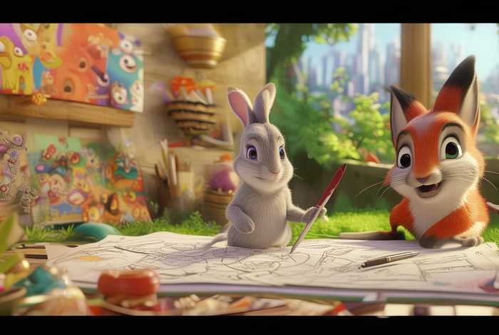 动物城儿童故事，动物城儿童画