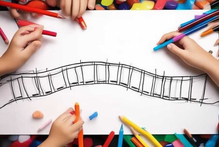 儿童铁轨简笔画、简单铁轨简笔画