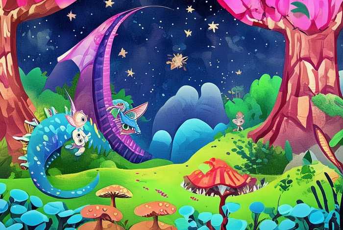 彩色绘本故事简笔画6张（彩色绘本故事简笔画6张图片）