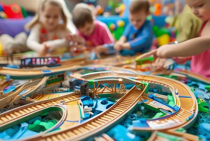 儿童轨道车原理，儿童轨道车怎么拼轨道