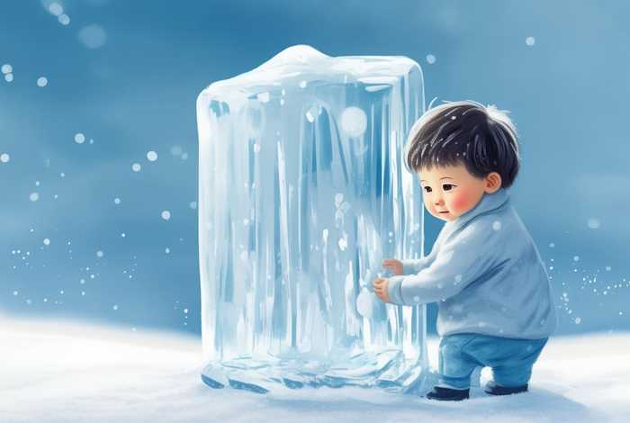 冰雪清澈成语故事儿童画（冰雪聪明成语故事）