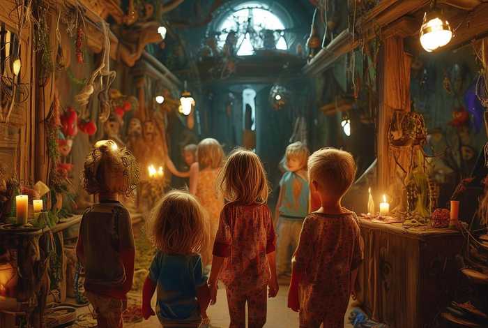 儿童鬼屋探险故事，鬼屋探险儿歌