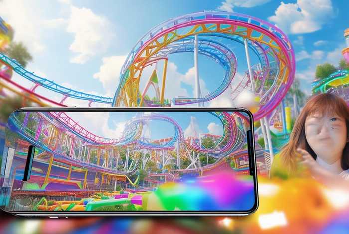 彩虹过山车2、彩虹过山车2344小游戏HYUNDAI现代手机李贞贤拍摄