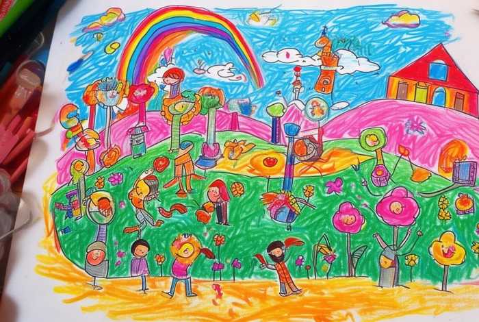 彩色铅笔儿童画 彩色铅笔画 儿童 彩色铅笔儿童画 彩色铅笔画 儿童