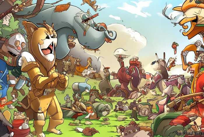 动物打仗的故事 - 动物打仗的故事视频