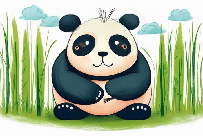 大熊猫儿童画（大熊猫儿童画简笔画）