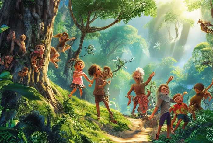 儿童讲故事过猴山（简单讲一下过猴山故事）