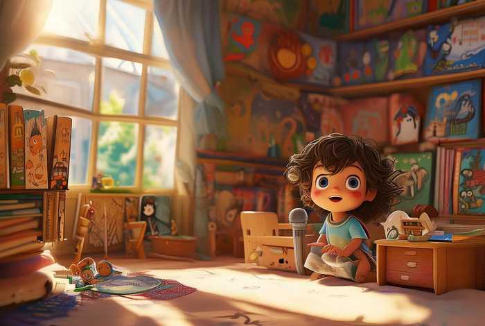 儿童讲故事音频素材，儿童讲故事通用视频素材