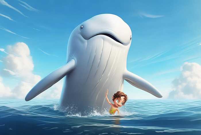 大白鲸和小孩趣事;大白鲸和小孩趣事的故事 大白鲸和小孩趣事;大白鲸和小孩趣事的故事