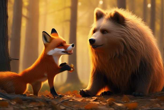 大班故事教案（大班故事教案《狐狸和狗熊》）