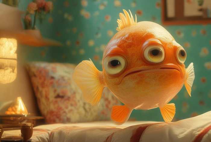 大头鱼童睡前故事；故事大头鱼和小头鱼
