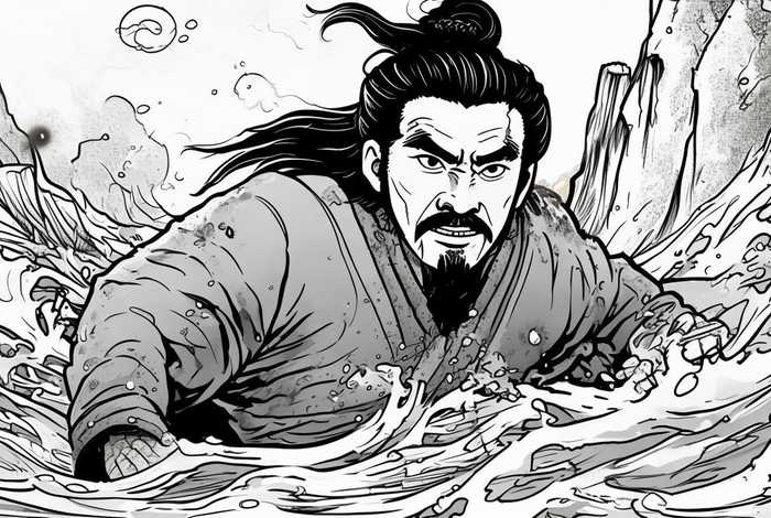 大禹治水连环画简笔图片 - 大禹治水连环画简笔图片大全