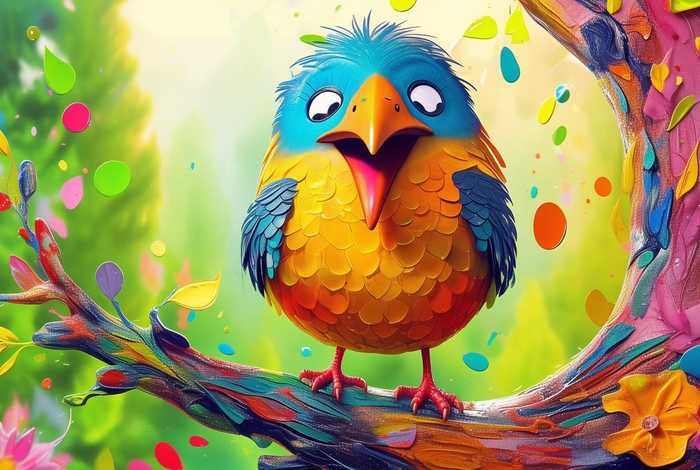 大嘴鸟儿童画教案 - 大嘴鸟绘画教案