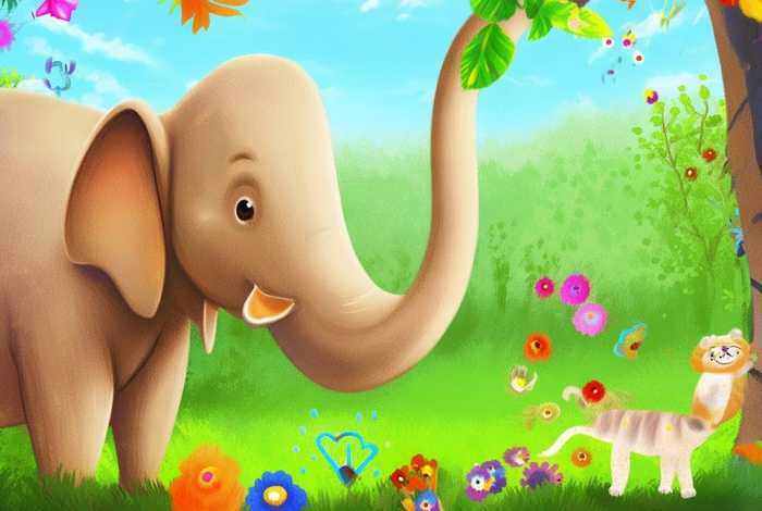 大象的长鼻子绘本故事图片、大象的长鼻子绘本故事图片大全