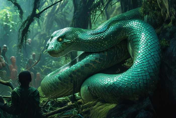 大蟒蛇的故事 大蟒蛇的民间故事