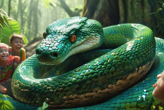 大蟒蛇儿童故事文字版、蟒蛇的故事文字