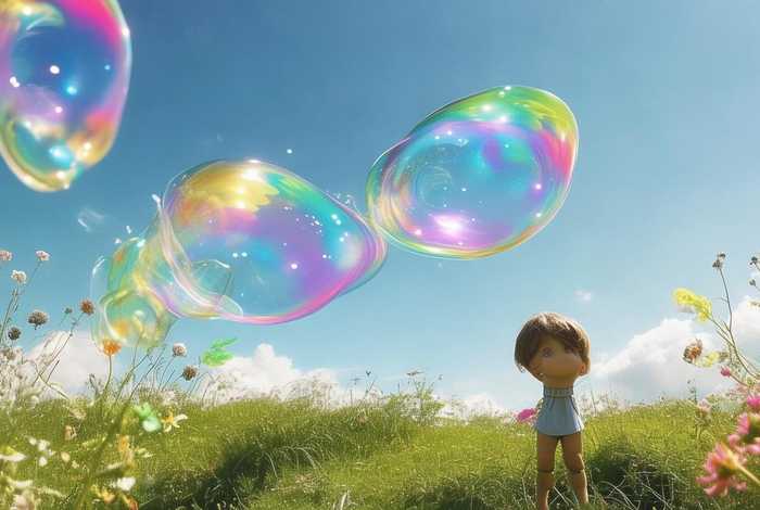 吹泡泡的故事图片 - 吹泡泡的故事图片大全