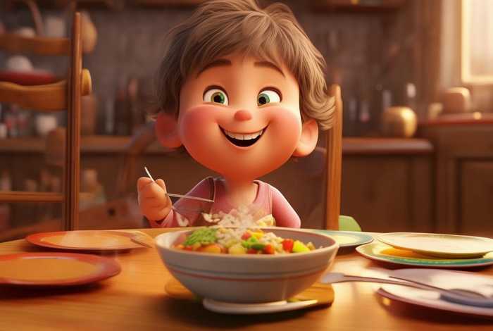 吃饭幼儿故事 - 幼儿生活故事创编关于吃饭
