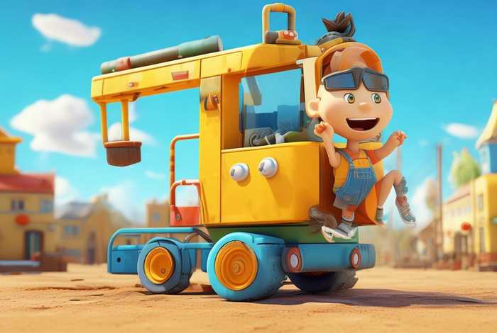 吊车儿童动画视频免费观看；吊车少儿动画视频