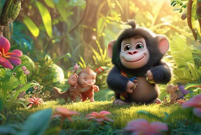 大猩猩儿童故事（大猩猩幼儿故事）