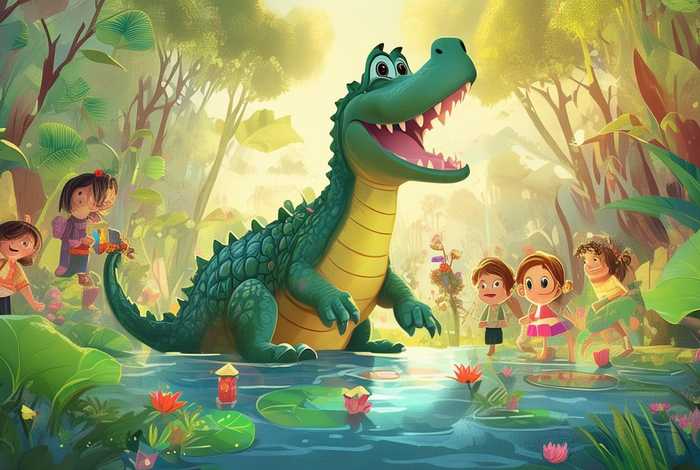 儿童鳄鱼故事大全6-12岁短故事；幼儿鳄鱼故事大全