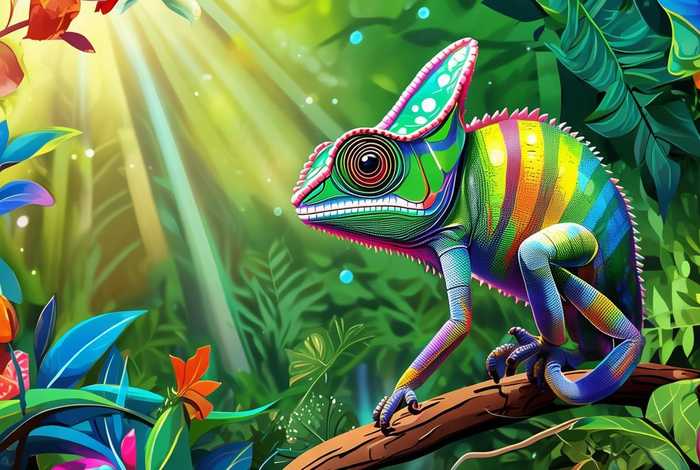 变色龙故事绘本 变色龙故事绘本图片