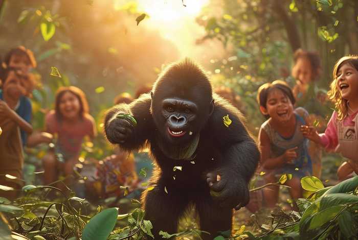 大猩猩儿童故事（大猩猩幼儿故事）