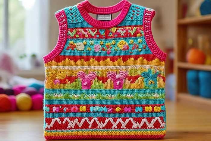 儿童马甲花样（儿童马甲花样编织教程）