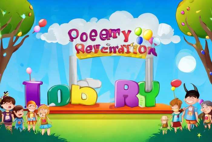 儿童诗朗诵比赛背景图 - 幼儿诗歌朗诵比赛背景图