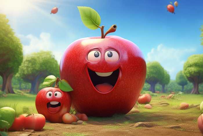 大苹果故事图片（大苹果和小苹果故事图片）