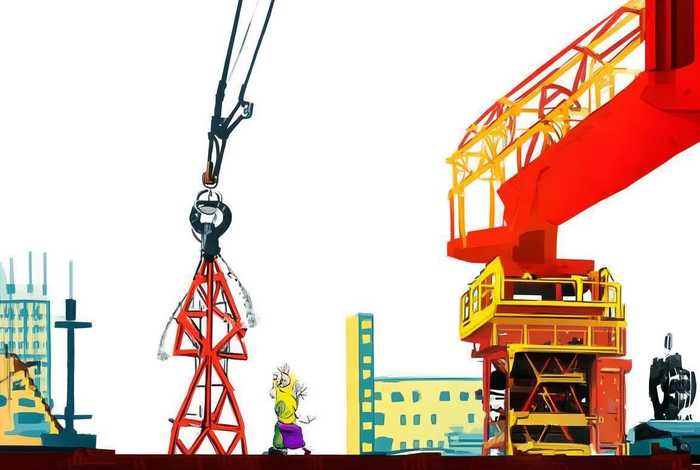 吊车儿童简笔画，儿童简笔画吊车怎么画