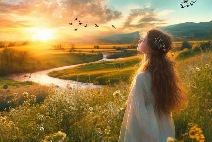 大地春晖的下一句是什么 大地春晖的下一句是什么呢