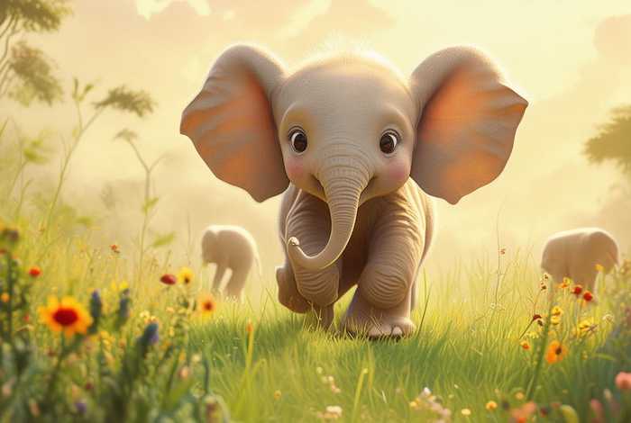 大象幼儿故事文字；大象幼儿故事文字图片