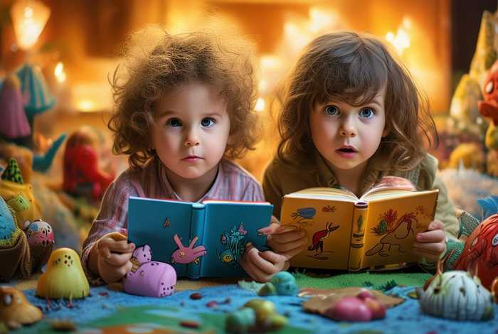 多人合作讲故事儿童 两人合作讲故事